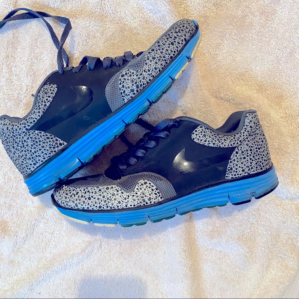 Nike Lunar Safari Fuse+ Black/Blue/Dark Grey
